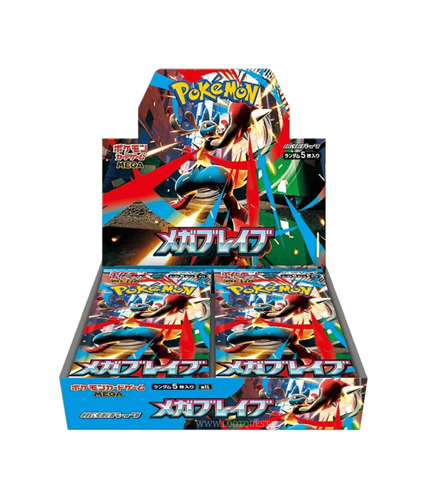 メガブレイブ　Mega Evolution brave　5BOX分 Pokémon TCG Japoński Booster Box Mega Brave (m1B) - OSCG