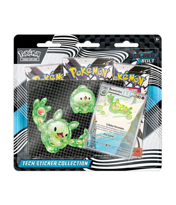 Black Bolt White Flare Tech Sticker Collection Reuniclus