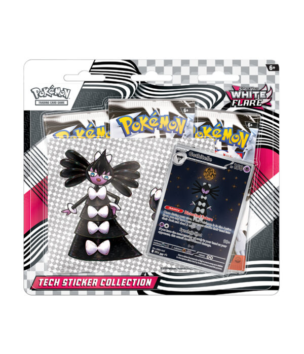 Black Bolt White Flare Tech Sticker Collection Gothitelle