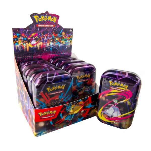 Pokémon TCG Mega Heroes Mini Tin Display - Zestaw 10 puszek
