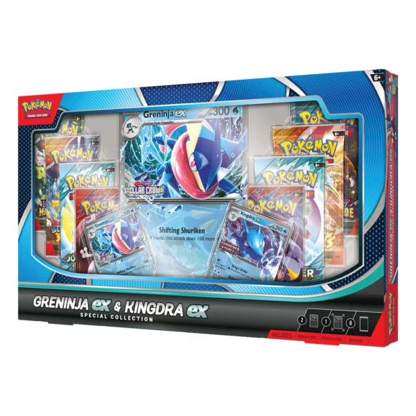 Pokémon TCG Angielski Box Greninja Ex & Kingdra Ex Special Collection