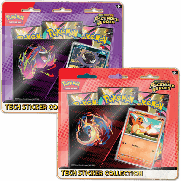 Pokémon TCG Angielski Tech Sticker Collection Ascended Heroes – Zestaw 2 szt.