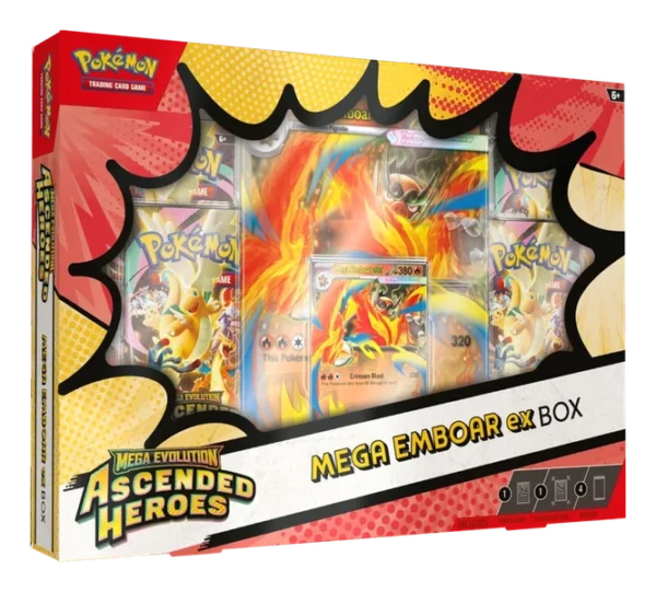 Pokémon TCG: Angielski Box Ascended Heroes Mega Emboar Ex