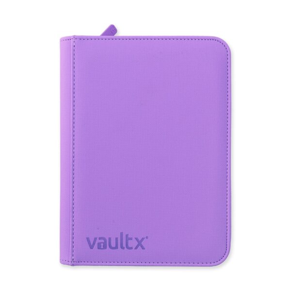 Vault X Exo-Tec Zip Binder 4-Pocket – Just Purple