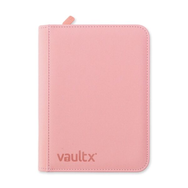 Vault X Exo-Tec Zip Binder 4-Pocket – Just Pink