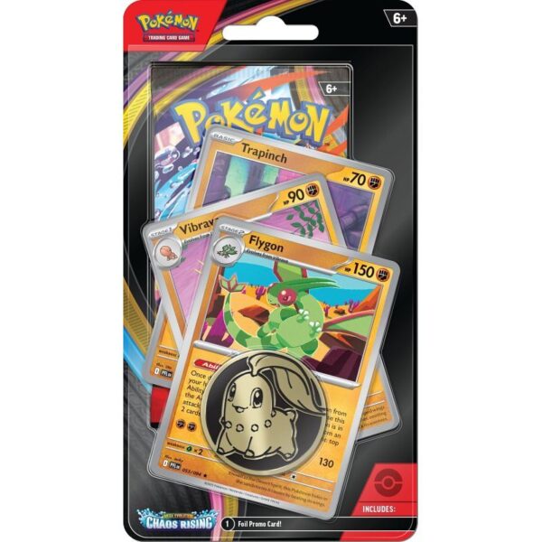 Pokémon TCG: Angielski Premium Checklane Blister „Flygon” Chaos Rising