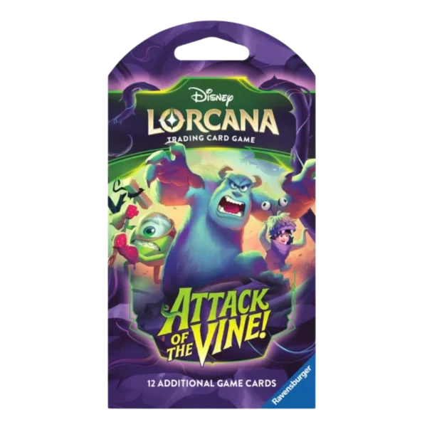 Disney Lorcana TCG: Angielski Sleeved Booster Pack Attack Of The Vine - Chapter 13