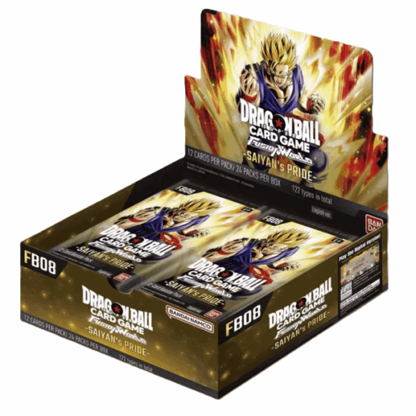 Dragon Ball SCG FW TCG: Angielski Booster Box Saiyan’s Pride – FB08