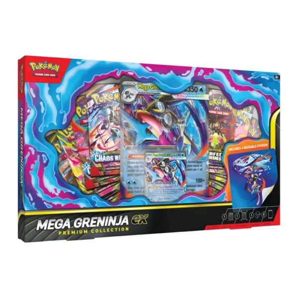 Pokémon TCG: Angielski Box Mega Greninja Ex Premium Collection