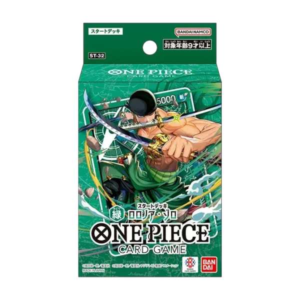 One Piece TCG: Japoński Starter Deck Roronoa Zoro – ST32