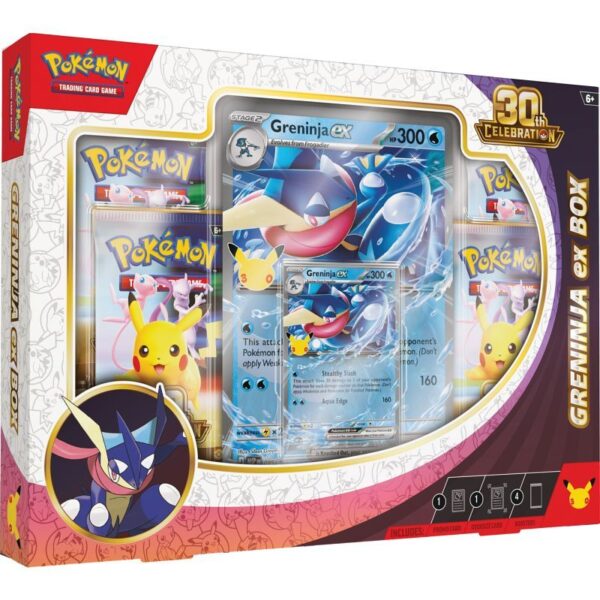 Pokémon TCG: Angielski Box Greninja Ex 30th Celebration