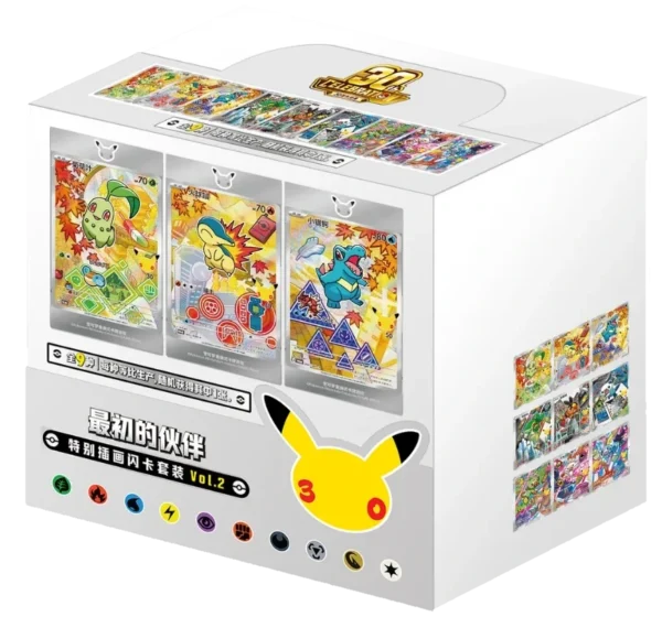 Pokémon TCG: Chiński Original Partner Card Set – Vol.2 – Display – 8 szt.