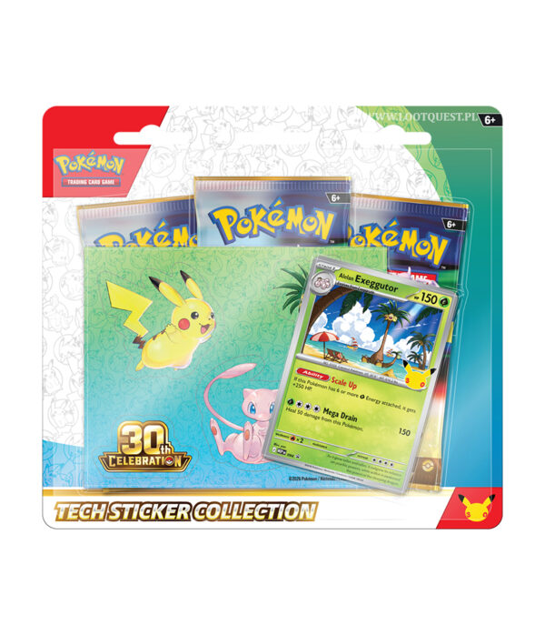 Pokémon TCG: Angielski Tech Sticker Collection Alolan Exeggutor 30th Celebration